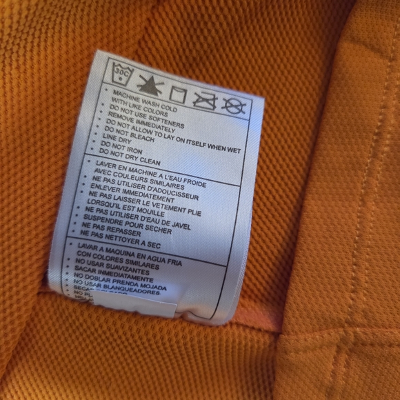 Nike Sphere Dry Athletic Tank Top Orange Blue Women’s Medium Workout Running Gym - Picture 6 of 10